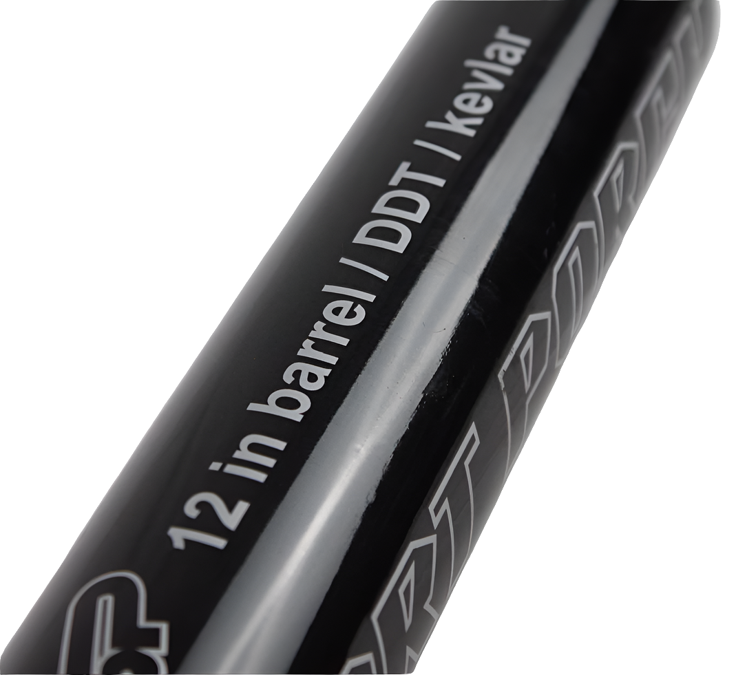 Short Porch Black Out with DDT Dave Velasquez signature - Senior Slow Pitch Softball Bat - 2-piece - 12in Barrel