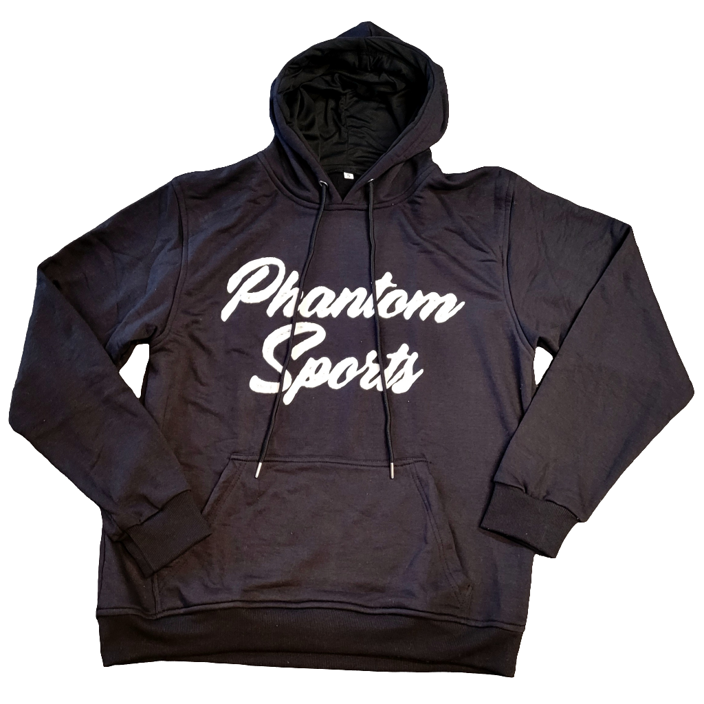 Phantom Sports cursive Oversized Terry Fleece Cotton Hoodie