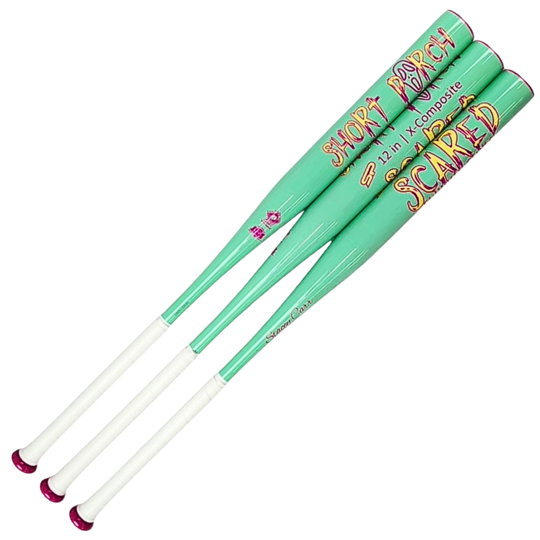 Short Porch Scared series Stacy Carr Signature Senior Slow Pitch Softball Bat - 1-piece - 12 in barrel