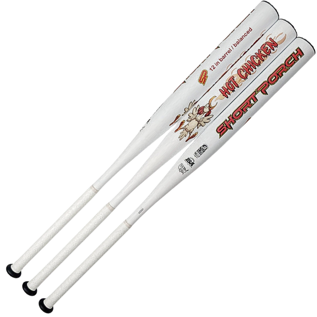 USSSA Hot Chicken - Short Porch Slow Pitch Softball Bat - 1-piece 12 in barrel