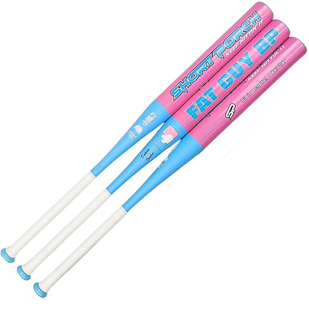 USSSA Fat Guy BP Kevlar with Spin Tech Endloaded - Short Porch Slow Pitch Softball Bat - 1-piece 13in barrel