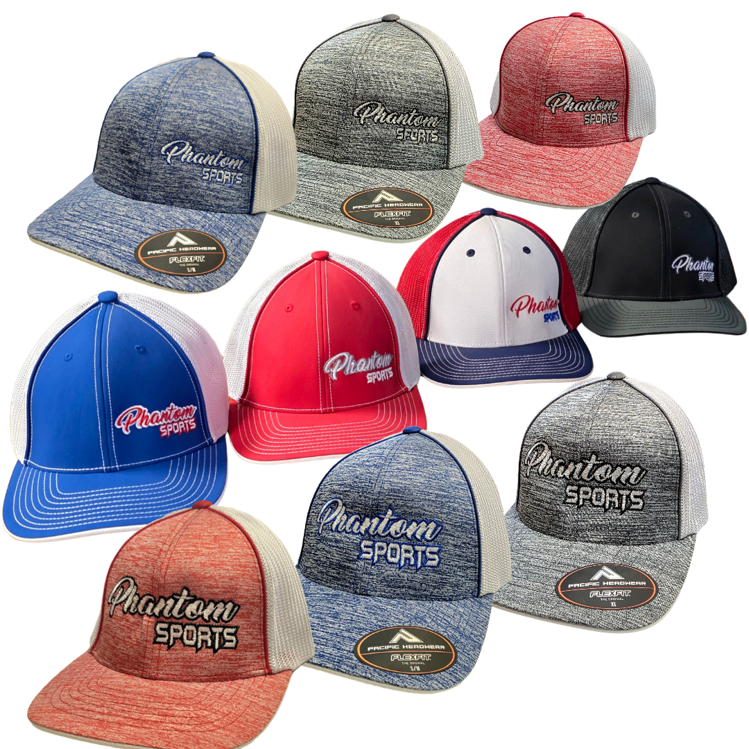 Phantom Sports Pacific Headware FlexFit Hats