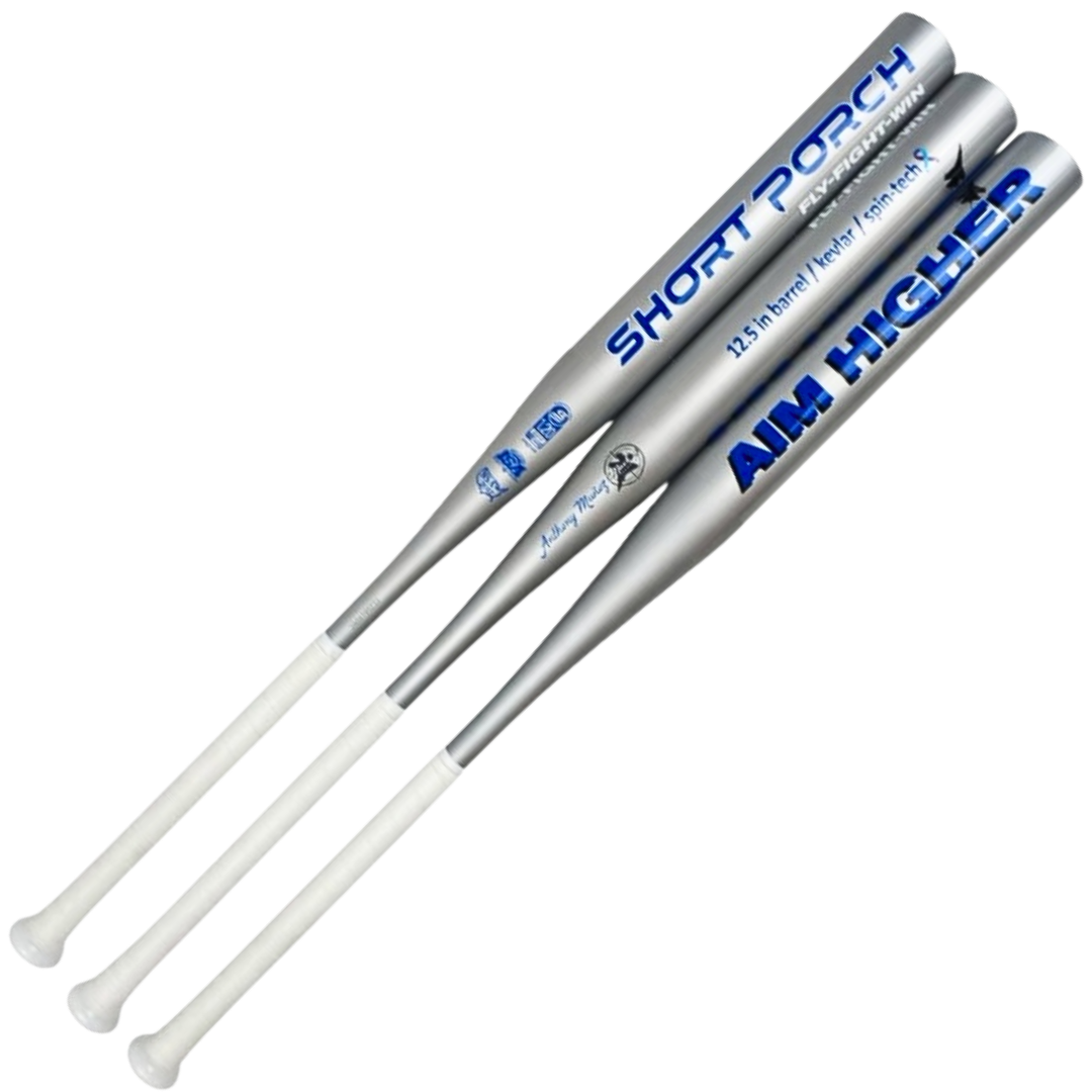 USSSA Aim High Anthony Muñoz Kevlar with Spin Tech Endloaded - Short Porch Slow Pitch Softball Bat - 1-piece 12.5 in barrel