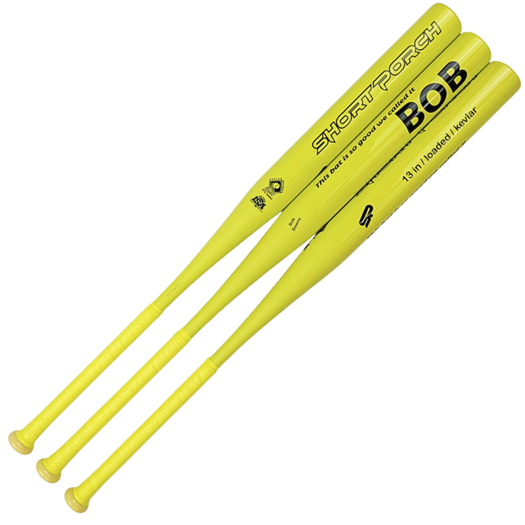 Short Porch Kevlar BOB with Spin Tech - Senior Slow Pitch Softball Bat - 1-piece 13 inch