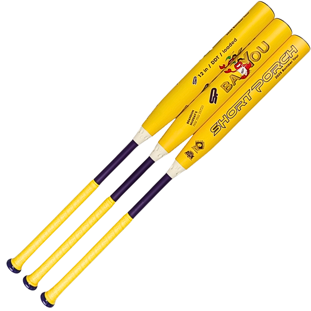 Short Porch Kevlar DDT Bayou Senior Softball Bat- 2 -pc 12 inch .75 endload