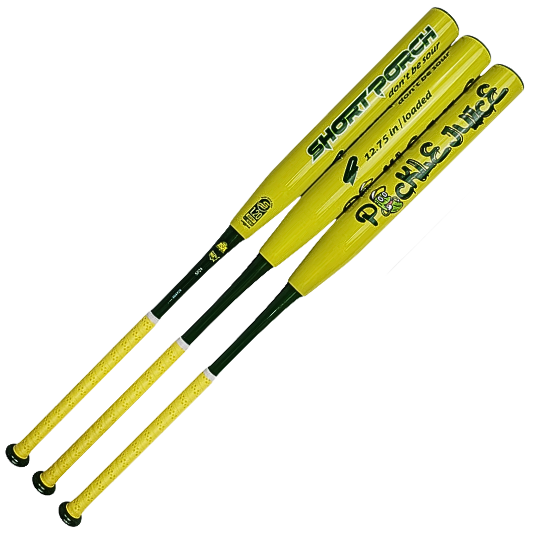 Pickle Juice Endloaded - Short Porch Slow Pitch Softball Bat - 2 piece 12.75in barrel
