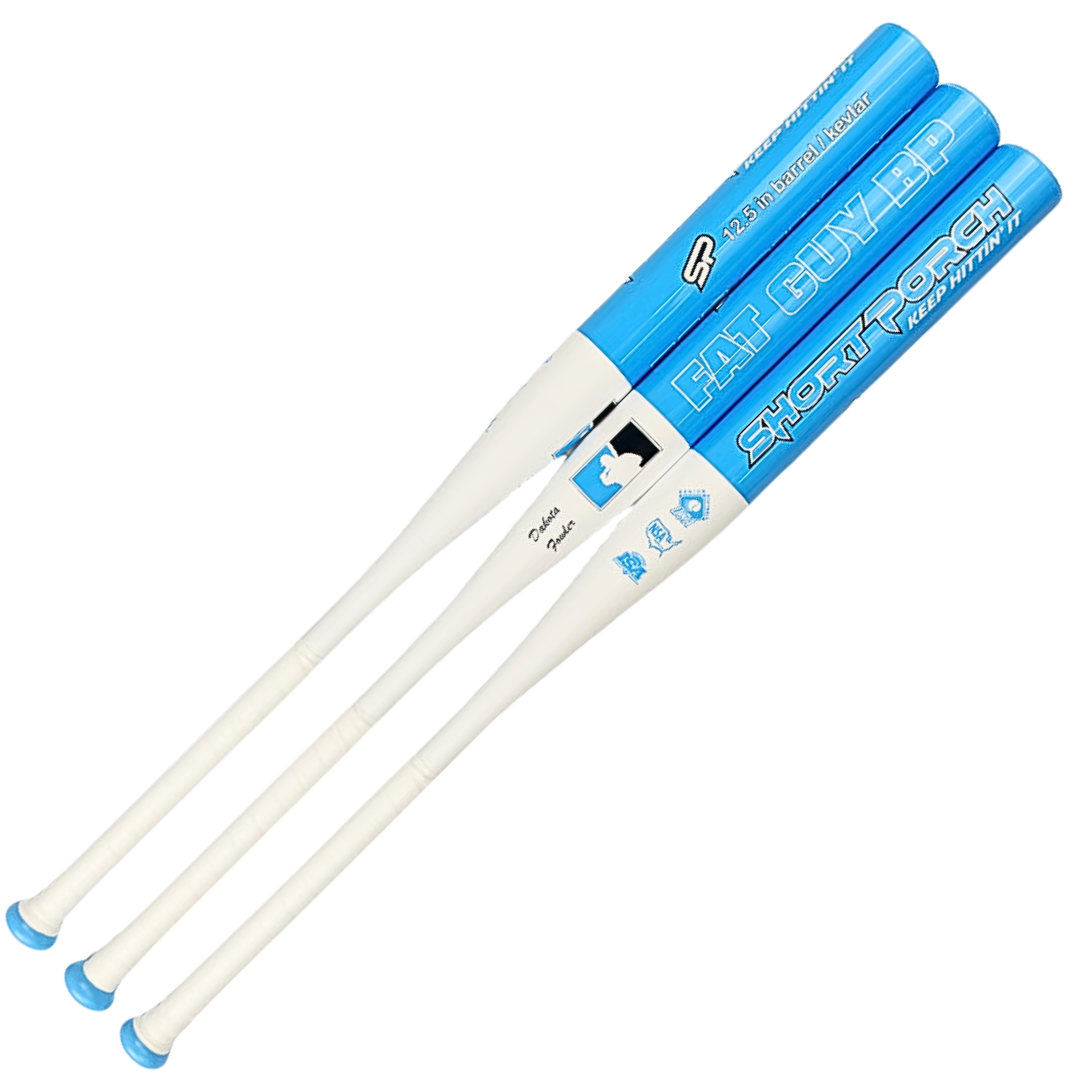 Short Porch Kevlar Fat Guy BP with Spin Tech - Senior Slow Pitch 1 piece - 12.5 in" barrel softball bat
