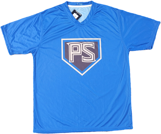 Blue V Neck Jersey