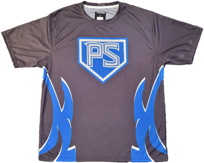 Black and Blue Mesh Jersey