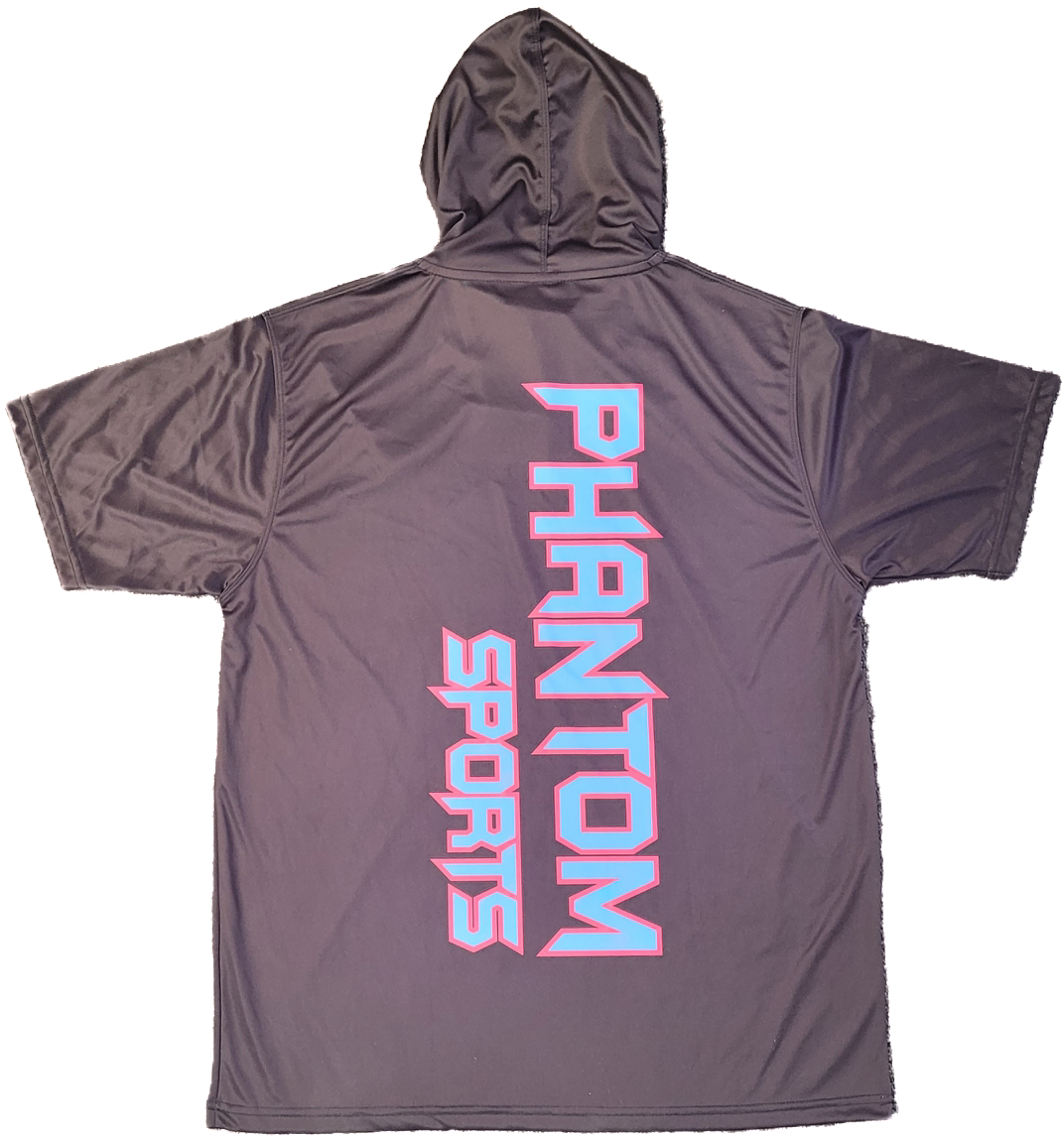 Cotton Candy Logo Short Sleeve Hoodie