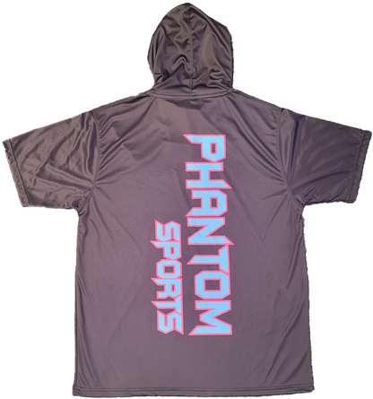 Cotton Candy Logo Short Sleeve Hoodie