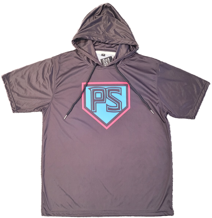 Cotton Candy Logo Short Sleeve Hoodie