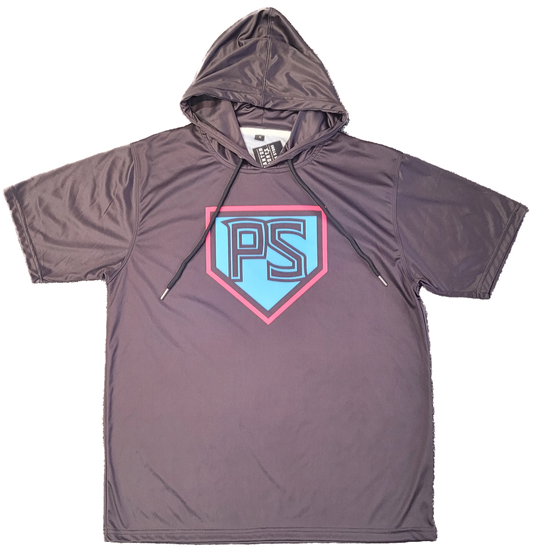 Cotton Candy Logo Short Sleeve Hoodie