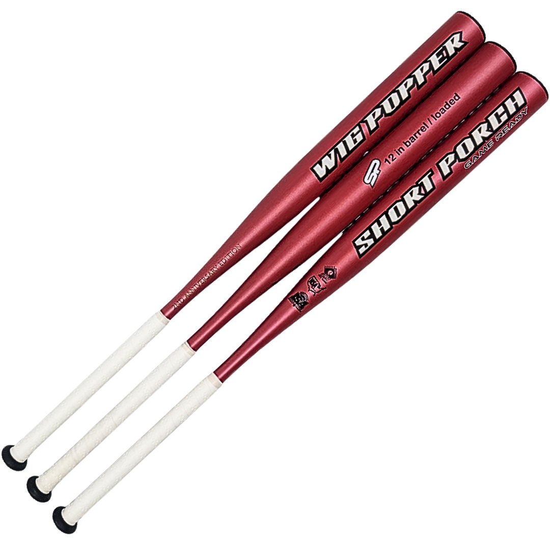 2nd ANNIVERSARY Short Porch Wig Popper - Senior Slow Pitch Softball Bat - 1-piece 12 inch