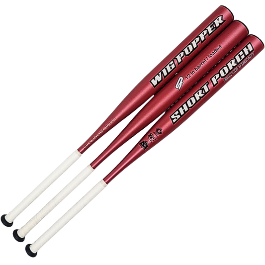 2nd ANNIVERSARY Short Porch Wig Popper - Senior Slow Pitch Softball Bat - 1-piece 12 inch