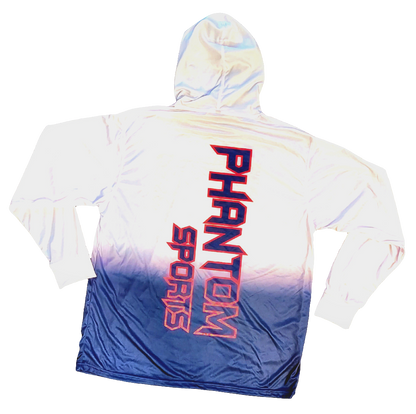 White Midnight Phantom Sports light weight hoodie