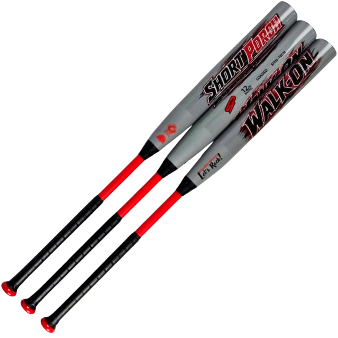 WALK-ON - Brandon Murray Signature - 2-piece DDT with Spin-Tech / 12 in - Short Porch Senior Slow Pitch Softball Bat - 1 oz load