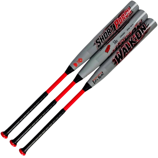WALK-ON - Brandon Murray Signature - 2-piece DDT with Spin-Tech / 12 in - Short Porch Senior Slow Pitch Softball Bat - 1 oz load