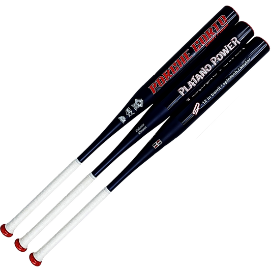 Short Porch Kevlar Platano Power with Spin Tech - Senior Slow Pitch Softball Bat - 1-piece - 12 in barrel
