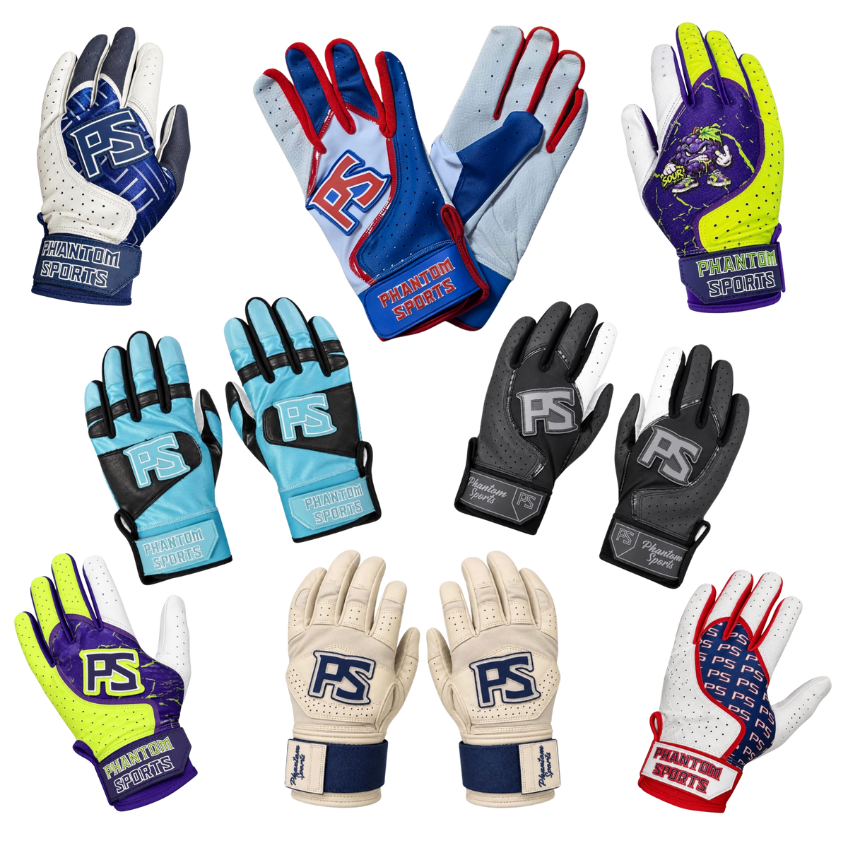 Phantom Sports Batting Gloves
