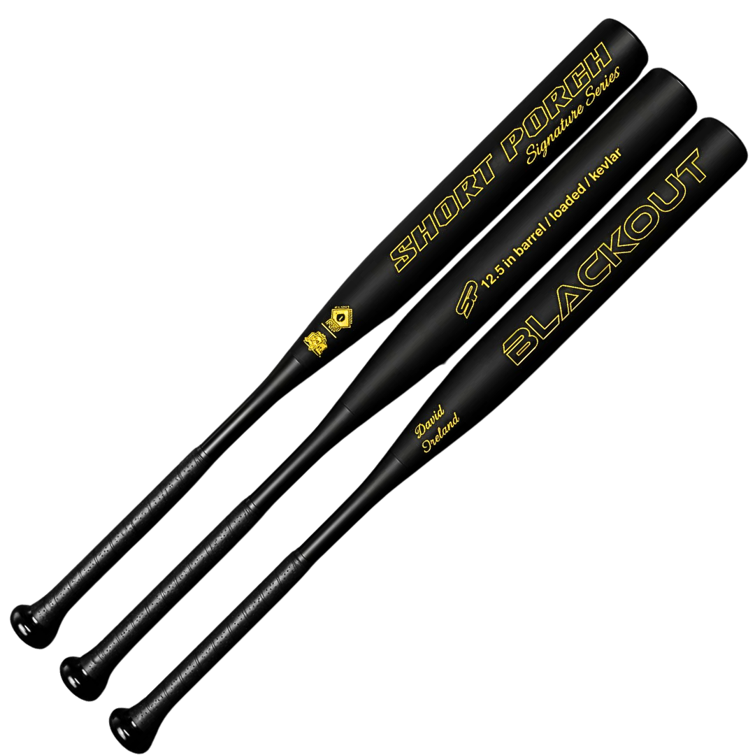 DDT Blackout <David Ireland signature> - Short Porch Senior Slow Pitch Softball Bat - 2-piece / 12.5 piece