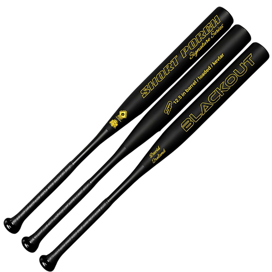 DDT Blackout <David Ireland signature> - Short Porch Senior Slow Pitch Softball Bat - 2-piece / 12.5 piece