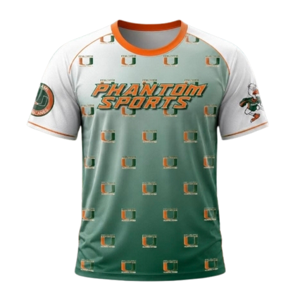 Phantom Sports Orange and Green Jersey