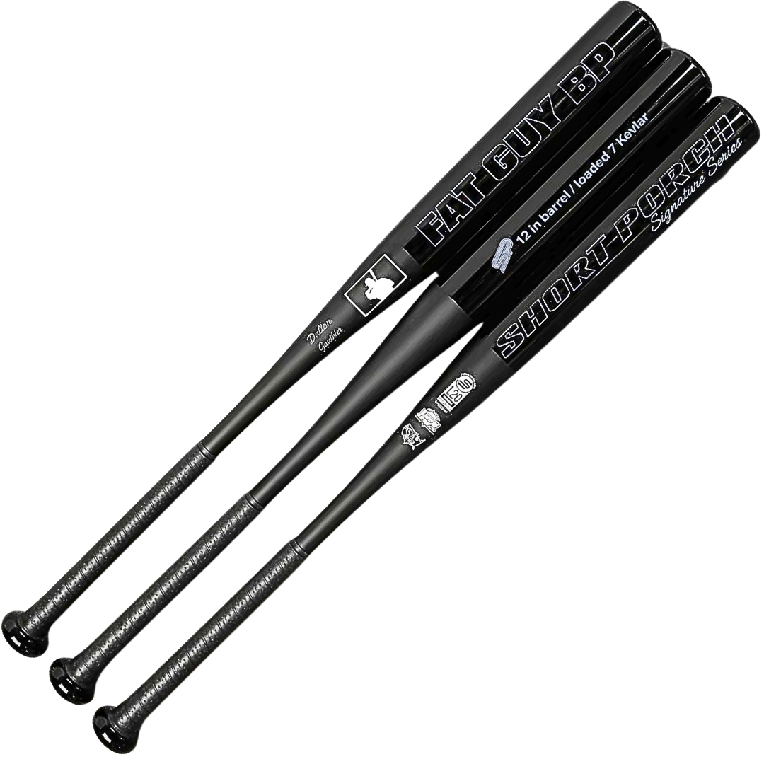 Fat Guy BP Blackout with Spin Tech <Dakota Fowler signature> 1-pc loaded | Short Porch USSSA Slow Pitch Softball Bat - 12 in