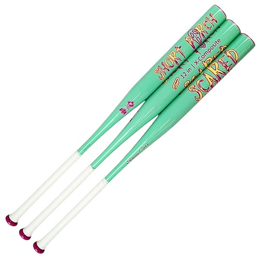 Short Porch Scared series Stacy Carr Signature Senior Slow Pitch Softball Bat - 1-piece - 12 in barrel