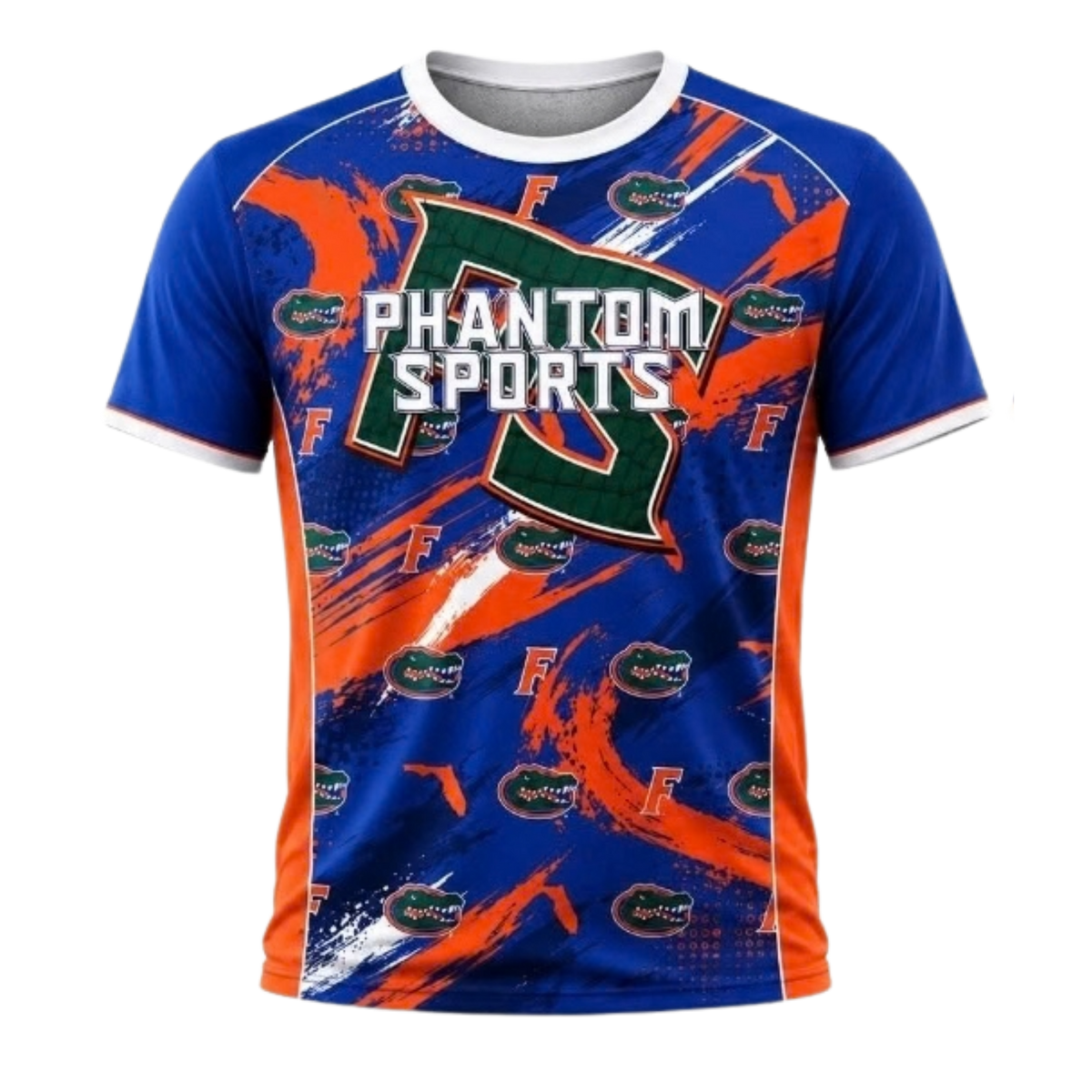 Phantom Sports Orange and Blue Jersey
