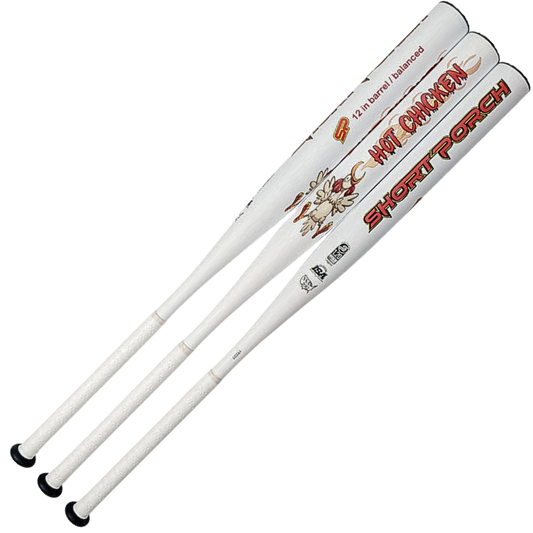 USSSA Hot Chicken - Short Porch Slow Pitch Softball Bat - 1-piece 12 in barrel