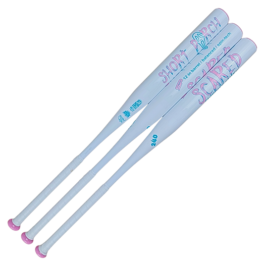 Summer Scared 1-pc Balanced | Short Porch USSSA Slow Pitch Softball Bat - 12 in