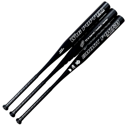 Short Porch Kevlar 3rd Anniversary Players Series Wig Popper - Senior Slow Pitch Softball Bat - 1-piece - 12 in barrel