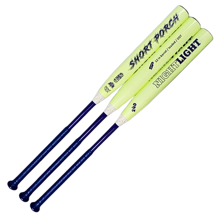 **Launching 6/24 at 2:00pm est** USSSA Nightlight Glow in the Dark Kevlar Endloaded - Short Porch Slow Pitch Softball Bat - 2-piece 12in barrel