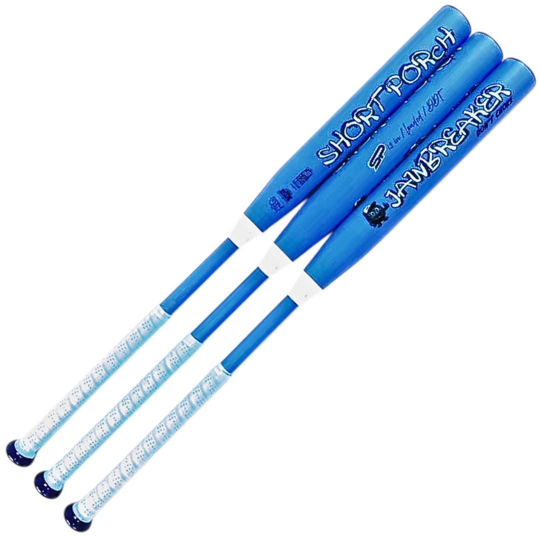 USSSA Blueberry Jawbreaker Endloaded - Short Porch kevlar Slow Pitch Softball Bat - 2 piece 12 in barrel