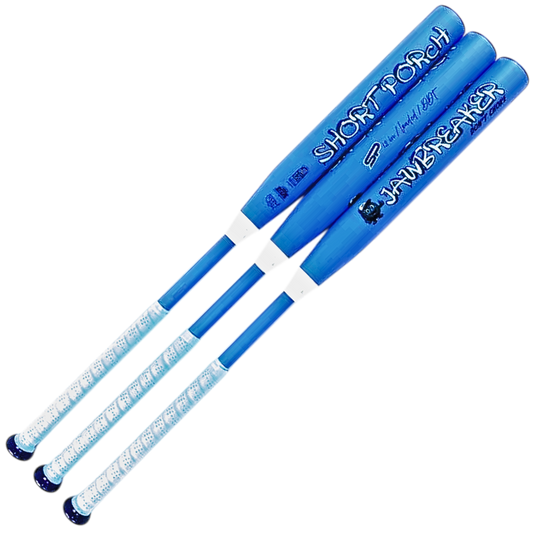 USSSA Blueberry Jawbreaker Endloaded - Short Porch kevlar Slow Pitch Softball Bat - 2 piece 12 in barrel